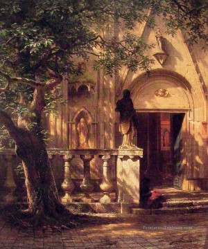 Lumière du soleil et ombre Albert Bierstadt Peinture à l'huile